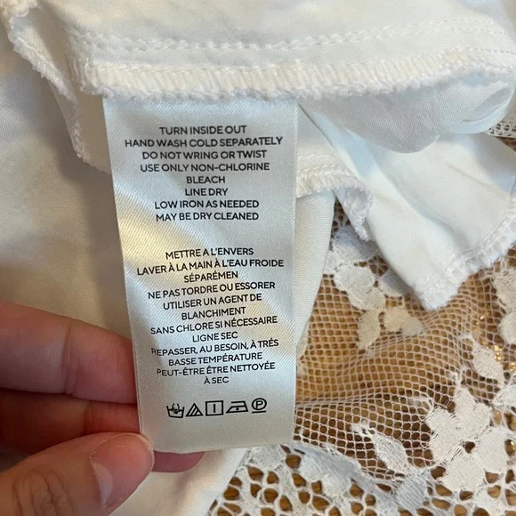 NWT Free People White Lace Dress - Picture 6 of 10